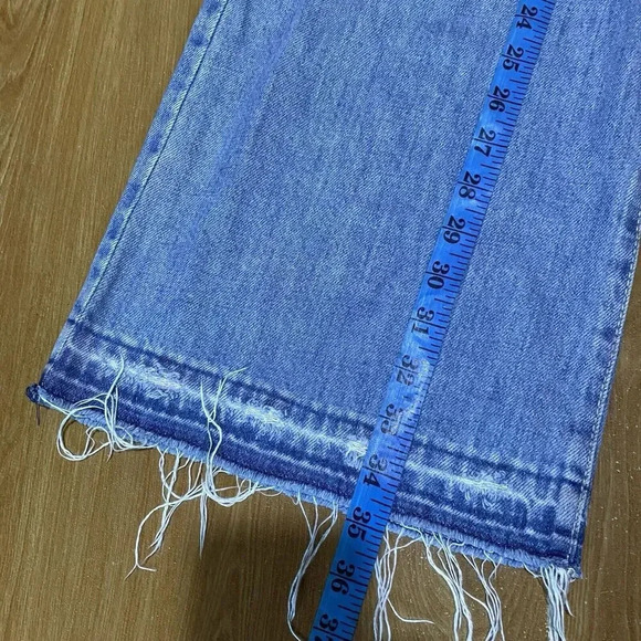 Hollister Women’s Jeans Size 00R W23 L24 Light High Rise Culotte Wide Leg Pocket - Picture 5 of 11